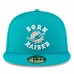 Бейсболка Miami Dolphins New Era Born x Raised Aqua 59FIFTY Fitted