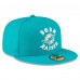Бейсболка Miami Dolphins New Era Born x Raised Aqua 59FIFTY Fitted