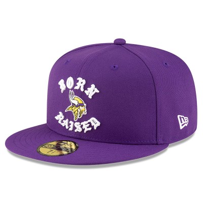 Бейсболка Minnesota Vikings New Era Born x Raised Purple 59FIFTY