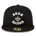 Бейсболка New Orleans Saints New Era Born x Raised Black 59FIFTY Fitted