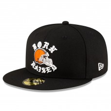 Бейсболка Cleveland Browns New Era Born x Raised Black 59FIFTY