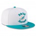 Бейсболка Miami Dolphins New Era Born x Raised White/Aqua 9FIFTY