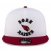 Бейсболка Arizona Cardinals New Era Born x Raised White/Cardinal 9FIFTY Snapback