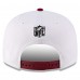 Бейсболка Arizona Cardinals New Era Born x Raised White/Cardinal 9FIFTY Snapback