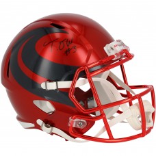 Tank Dell Houston Texans Autographed Fanatics Authentic 2024 Alternate Speed Replica Helmet Tank Dell Houston Texans Autographed Fanatics Authentic 2024 Alternate Speed Replica Helmet