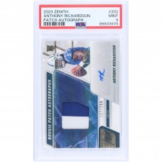 Anthony Richardson Indianapolis Colts Autographed 2023 Panini Zenith 2 Color Relic #202 #127/299 PSA Authenticated 9 Rookie Card
