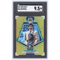 Joe Namath New York Jets 2023 Panini Mosaic Honeycomb Case Hit #272 SGC Authenticated 9.5 Card