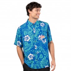 Рубашка с коротким рукавом Super Bowl LIX Margaritaville Bourbon Street Party - Blue