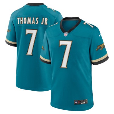 Jacksonville Jaguars Brian Thomas Jr. Nike Teal Alternate Game Jersey