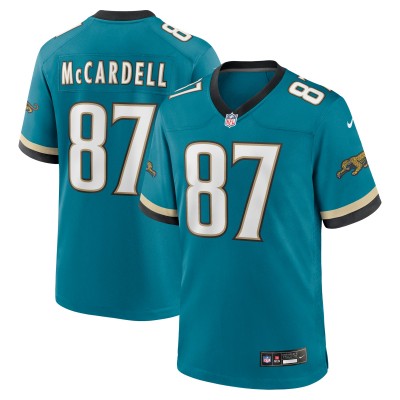 Игровая джерси Keenan McCardell Jacksonville Jaguars Nike Prowler Throwback Retired Player Game - Teal