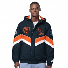 Куртка на кнопках Chicago Bears OVO x Starter Navy Sideline