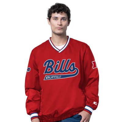 Куртка Buffalo Bills OVO x Starter Red Trainer V-Neck