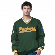 Куртка Green Bay Packers OVO x Starter Green Trainer V-Neck