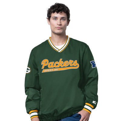 Куртка Green Bay Packers OVO x Starter Green Trainer V-Neck