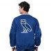 New York Giants OVO x Starter Royal Trainer V-Neck Pullover Jacket
