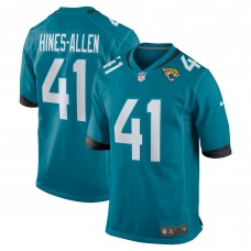 Игровая джерси Josh Hines-Allen Jacksonville Jaguars Nike Player Game - Teal