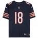 Игровая джерси Caleb Williams Chicago Bears Autographed Fanatics Authentic Navy Nike Game