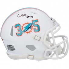 Chop Robinson Miami Dolphins Autographed Fanatics Authentic 305 Riddell Speed Mini Helmet