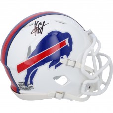 Keon Coleman Buffalo Bills Autographed Fanatics Authentic Riddell Speed Mini Helmet