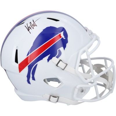 Keon Coleman Buffalo Bills Autographed Fanatics Authentic Riddell Speed Replica Helmet