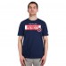 New England Patriots New Era Navy 3rd Down High Density Print T-Shirt