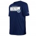 Indianapolis Colts New Era Navy 3rd Down High Density Print T-Shirt