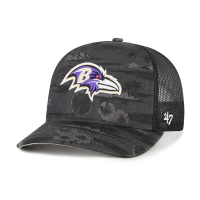 Бейсболка Baltimore Ravens 47 Black Fiji Trucker