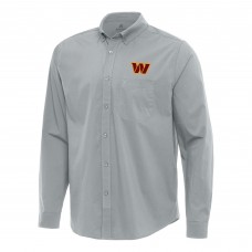 Рубашка Washington Commanders Antigua Flight Woven Tri-Blend - Gray