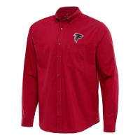 Рубашка Atlanta Falcons Antigua Red Flight Woven Tri-Blend