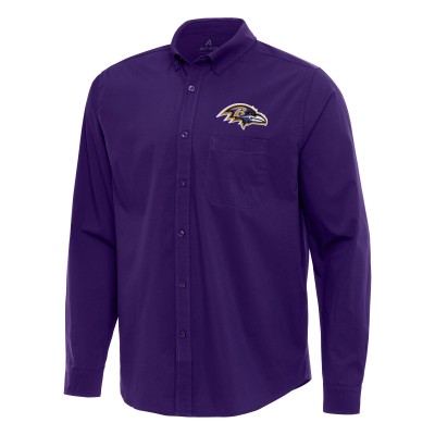 Рубашка Baltimore Ravens Antigua Flight Woven Tri-Blend - Purple