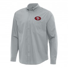 Рубашка San Francisco 49ers Antigua Flight Woven Tri-Blend - Gray