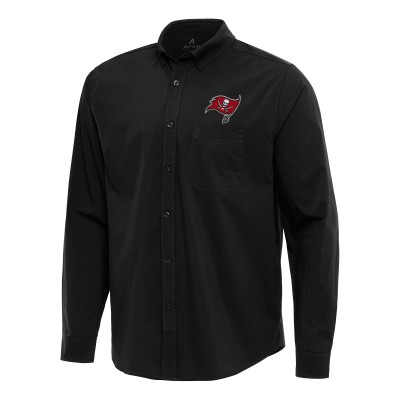 Рубашка Tampa Bay Buccaneers Antigua Flight Woven Tri-Blend - Black