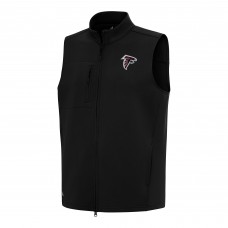 Atlanta Falcons Antigua Black Demand Full-Zip Vest