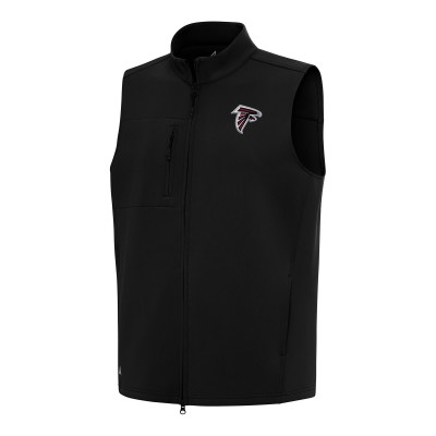 Atlanta Falcons Antigua Black Demand Full-Zip Vest