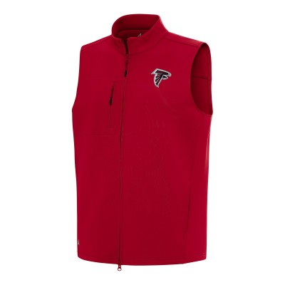 Atlanta Falcons Antigua Red Demand Full-Zip Vest