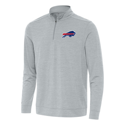 Пуловер Buffalo Bills Antigua Heather Gray Bright
