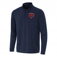 Chicago Bears Antigua Heather Navy Bright Quarter-Zip Top Chicago Bears Antigua Heather Navy Bright Quarter-Zip Top