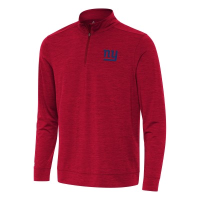 Кофта на короткой молнии New York Giants Antigua Bright - Heather Red