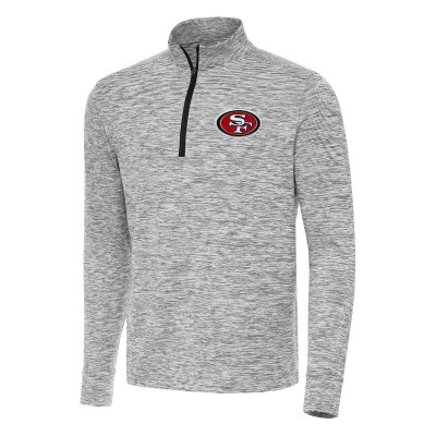 Кофта на короткой молнии San Francisco 49ers Antigua Cause - Charcoal