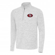 Кофта на короткой молнии San Francisco 49ers Antigua Cause - Gray