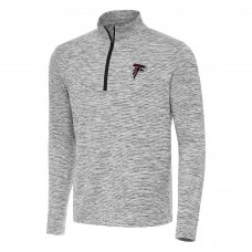 Atlanta Falcons Antigua Charcoal Cause Quarter-Zip Top
