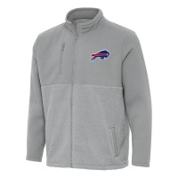 Толстовка на молнии Buffalo Bills Antigua Gray Daily Fused