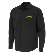Рубашка Los Angeles Chargers Antigua Exposure Woven - Black