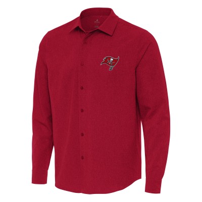 Рубашка Tampa Bay Buccaneers Antigua Exposure Woven - Red