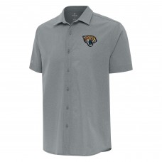 Рубашка с коротким рукавом Jacksonville Jaguars Antigua Activate Woven - Gray