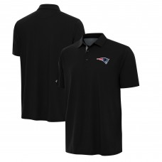 New England Patriots Antigua Black/Gray Era Polo New England Patriots Antigua Black/Gray Era Polo