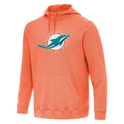 Толстовка Miami Dolphins Antigua Cloud - Heather Orange