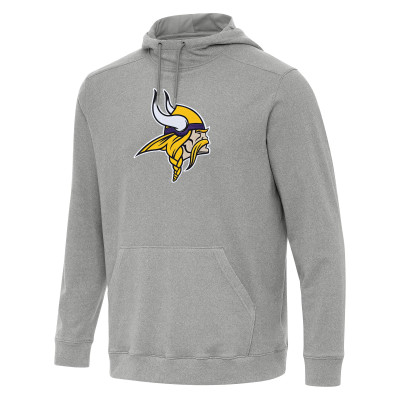 Толстовка Minnesota Vikings Antigua Cloud - Heather Gray