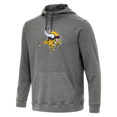 Толстовка Minnesota Vikings Antigua Cloud - Heather Black