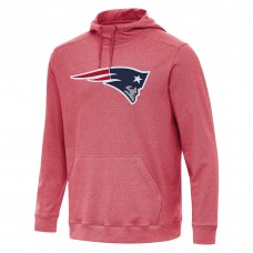 Толстовка New England Patriots Antigua Cloud - Heather Red